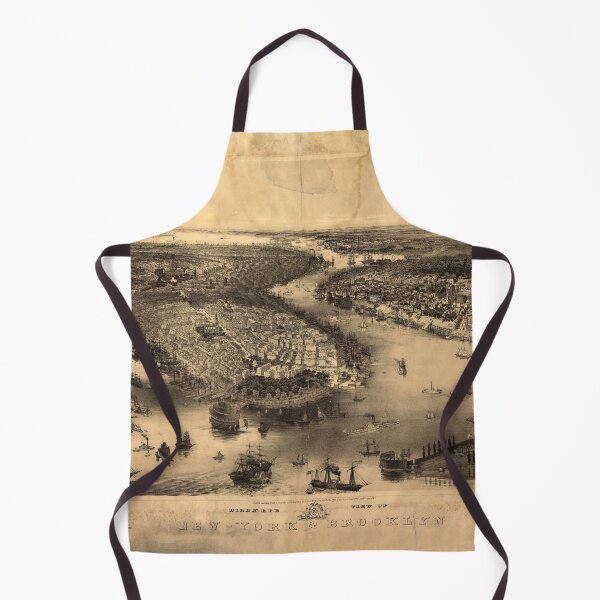 Item preview, Bird's eye View of New-York & Brooklyn (1851) designed and sold by allhistory.
