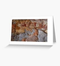 Natures Natural Canvas Greeting Card