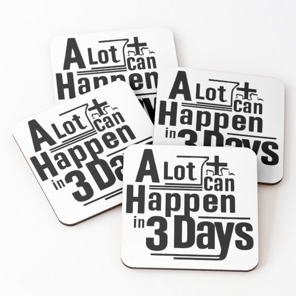 Item preview, A Lot Can Happen in 3 Days - 5 - designed and sold by BENMBARK.