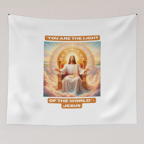 Item preview, "You are the light of the world" - Jesus designed and sold by STO1KA.