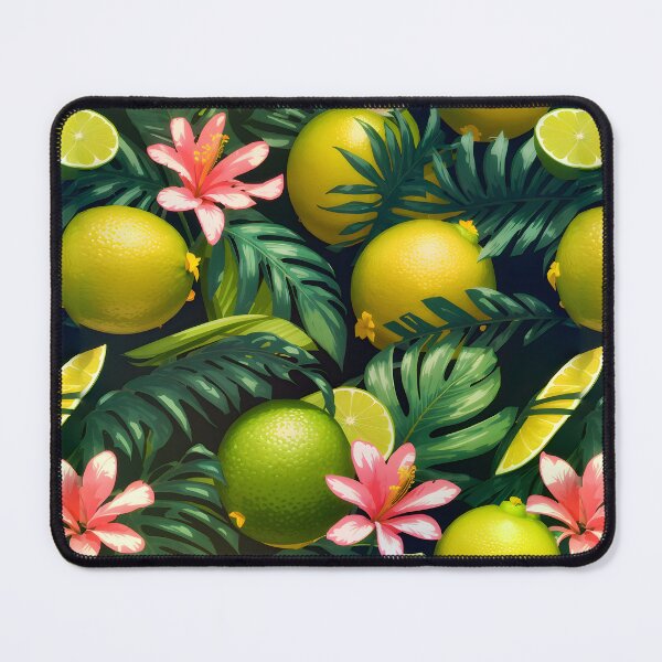 Item preview, Tropical Lime Floral Citrus Patterns designed and sold by MindWave THC.