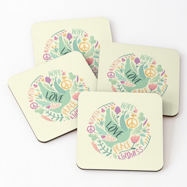 Item preview, Love Hope And Peace Sign Dove designed and sold by Sugar-Magnolia.
