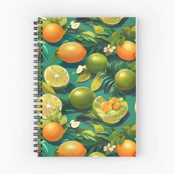 Item preview, Tropical Lime Floral Citrus Patterns designed and sold by MindWave THC.