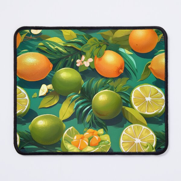Item preview, Tropical Lime Floral Citrus Patterns designed and sold by MindWave THC.