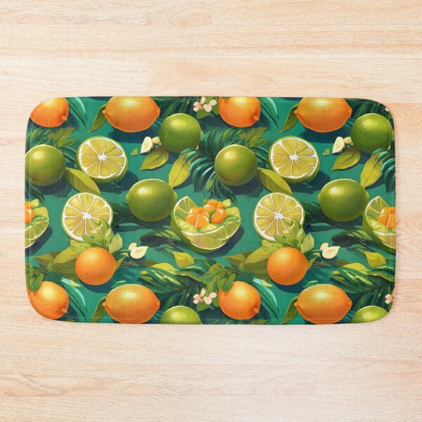 Item preview, Tropical Lime Floral Citrus Patterns designed and sold by MindWave THC.