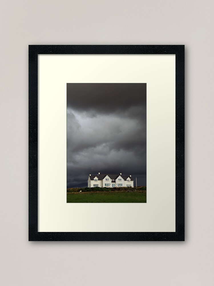 Alternate view of Storm Brewing Framed Art Print