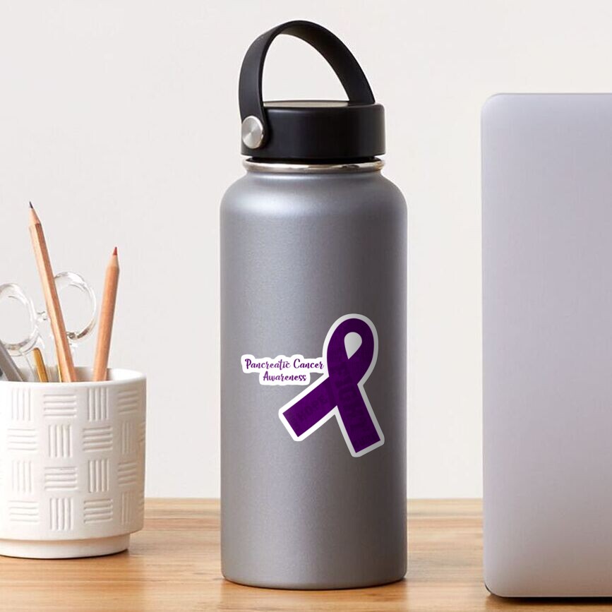 Pancreatic Cancer Awareness Sticker For Sale By Creativestrike