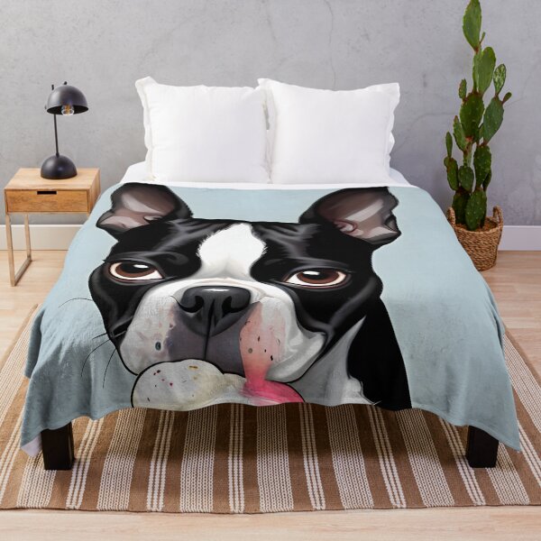 Aperçu de l'œuvre Copy of Copy of Copy of Copy of Copy of Copy of Copy of Copy of Copy of A Cute Whimsical Boston Terrier créée et vendue par Hall-O-Gram.