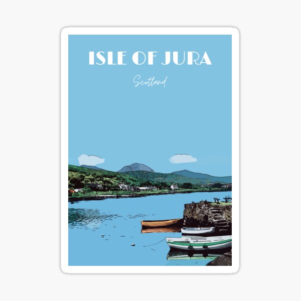 Item preview, Affiche de voyage Île de Jura designed and sold by Simply The West Prints.