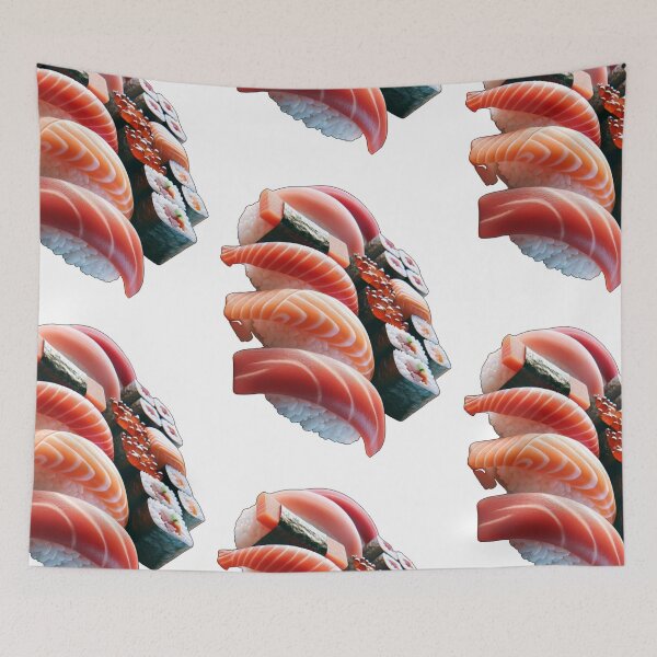 Aperçu de l'œuvre Sushi Thon Saumon Riz Algues et Caviar Rue créée et vendue par kylmllr101684.