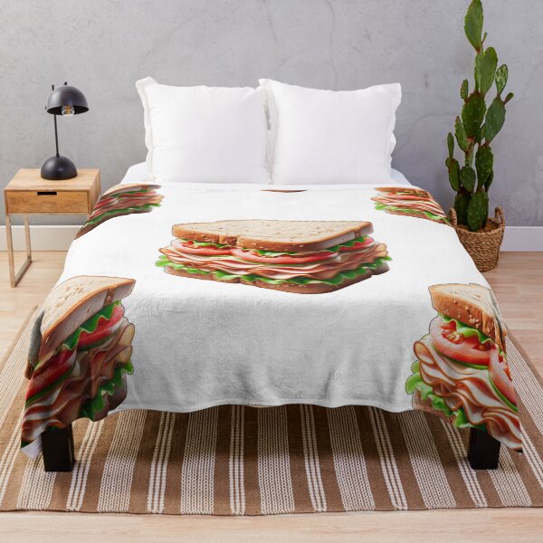Item preview, Turkey Sandwich with Tomato and Lettuce on White Bread designed and sold by kylmllr101684.