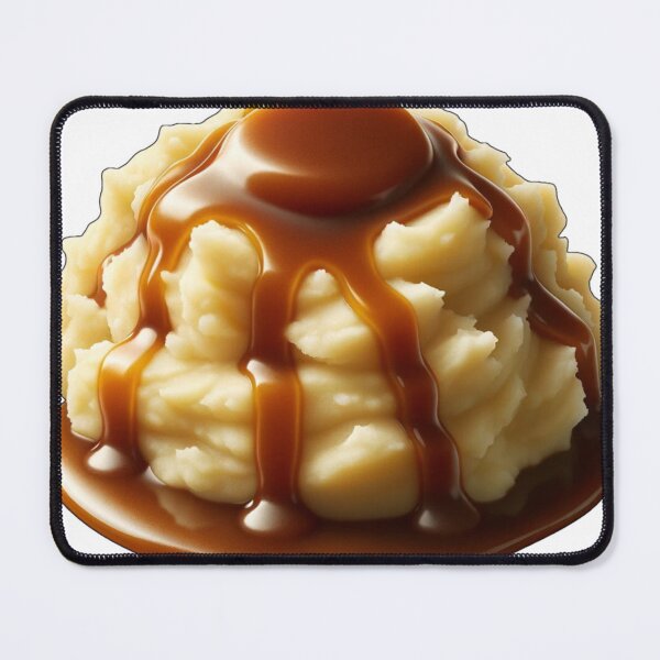 Item preview, Mashed Potatoes with Gravy Food Side Item for Dinner designed and sold by kylmllr101684.