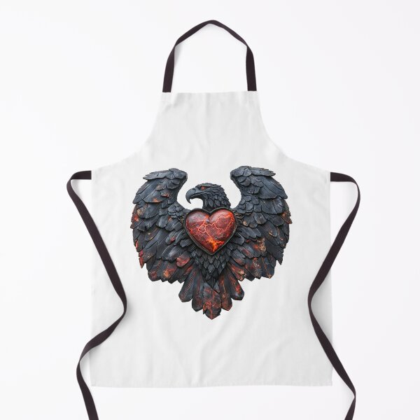 Item preview, Iron eagle with a burning heart designed and sold by Svetlanhcik.