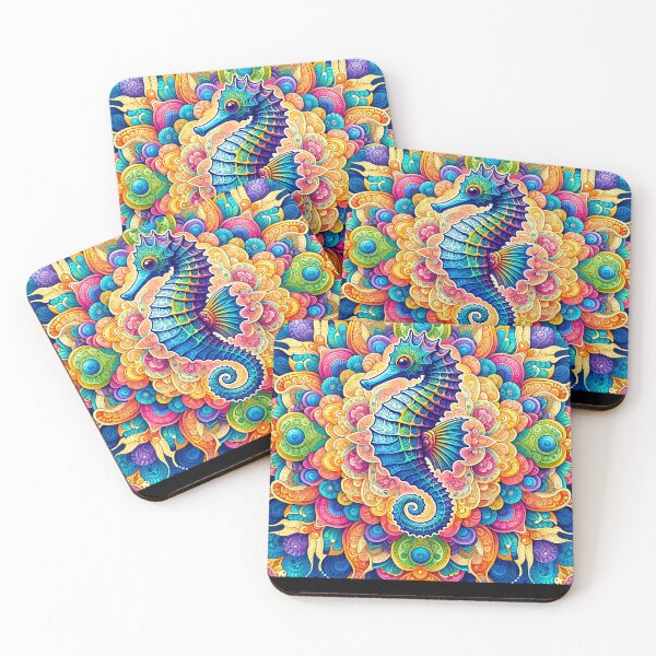 Item preview, Unique Seahorse Mandela Artistry: A Standout Design for Sea Life designed and sold by SandbarTees.