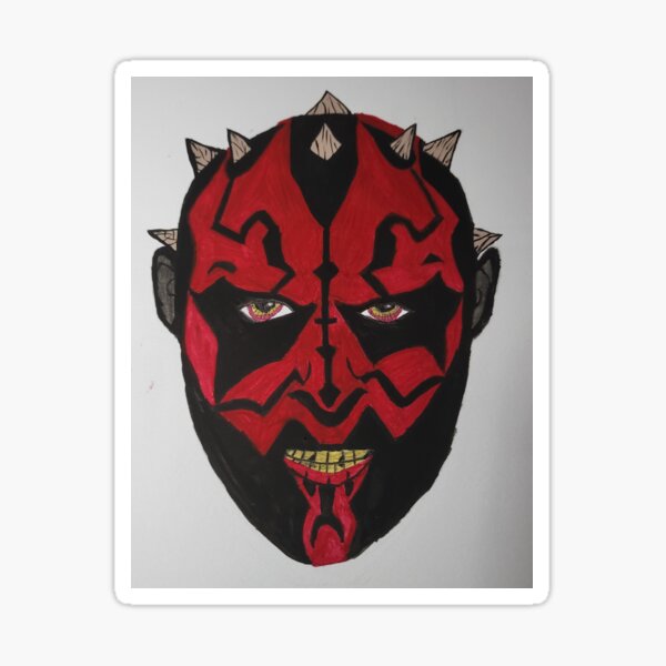 Vista previa del artículo con la obra «Darth Maul», diseñado y vendido por MystiqueImages.