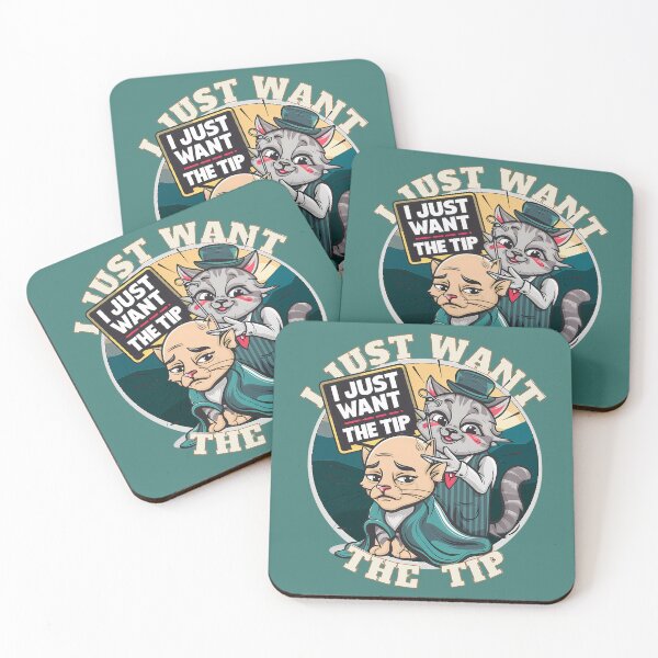 Item preview, I Just want the Tip Bald Cat Humor designed and sold by jteart.
