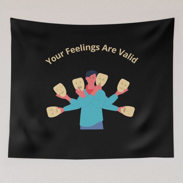 Item preview, Your Feelings Are Valid funny gift t-shirt designed and sold by urszulakier.