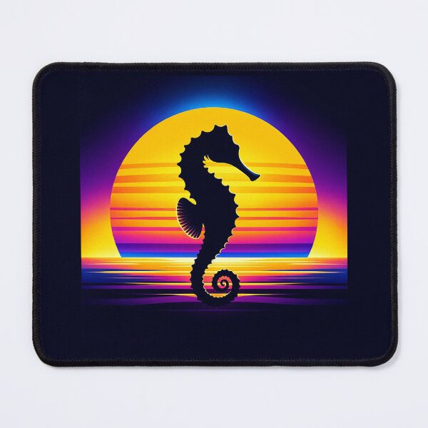 Item preview, Breathtaking Seahorse Sunset Artwork Design designed and sold by SandbarTees.