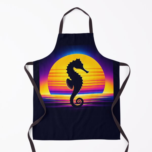 Item preview, Breathtaking Seahorse Sunset Artwork Design designed and sold by SandbarTees.