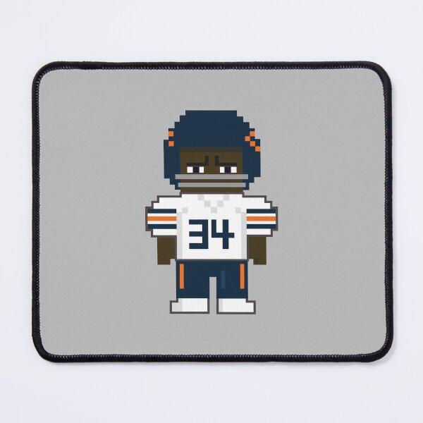 Item preview, Pixel White #34 Walter Payton 'Sweetness' Chicago Digital Art designed and sold by Bear Creative.
