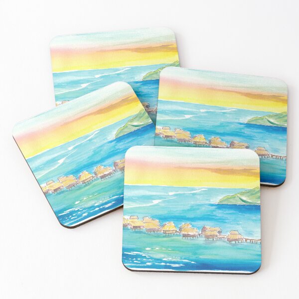 Item preview, South Sea Tropical Overwater Bungalows designed and sold by artshop77.