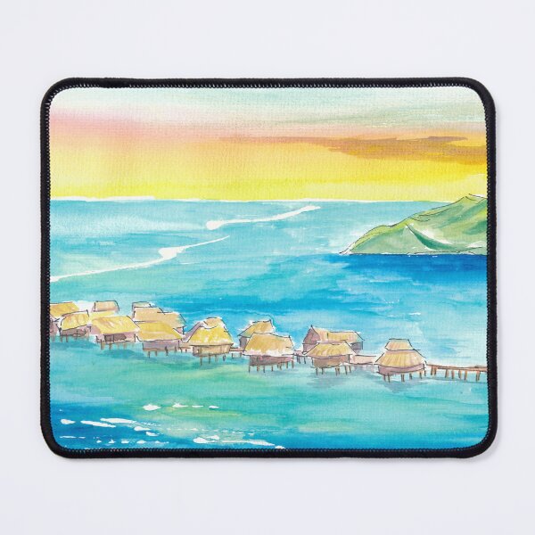 Item preview, South Sea Tropical Overwater Bungalows designed and sold by artshop77.