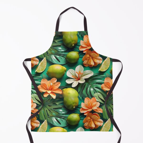 Item preview, Tropical Lime Floral Citrus Patterns designed and sold by MindWave THC.