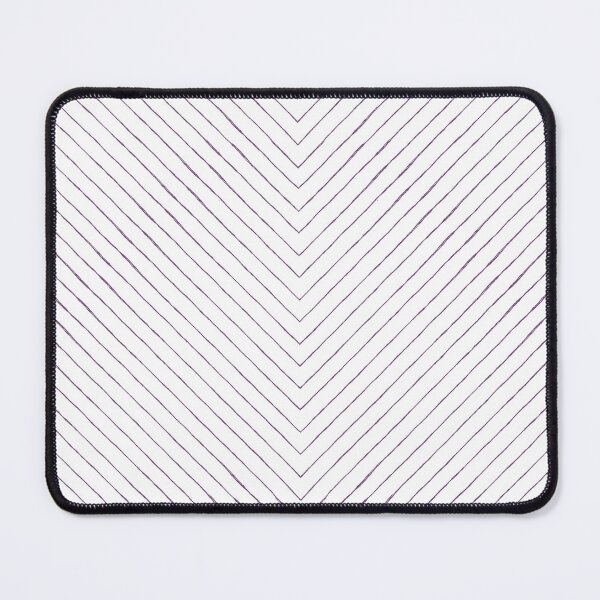 Item preview, Chevron Pencil Sketch Line Art - Snow + Plum designed and sold by Irene Estelle.