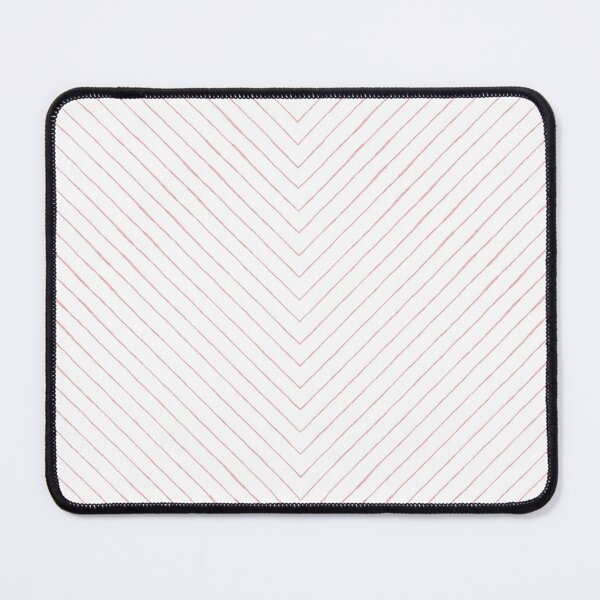 Item preview, Chevron Pencil Sketch Line Art - Snow + Rose designed and sold by Irene Estelle.