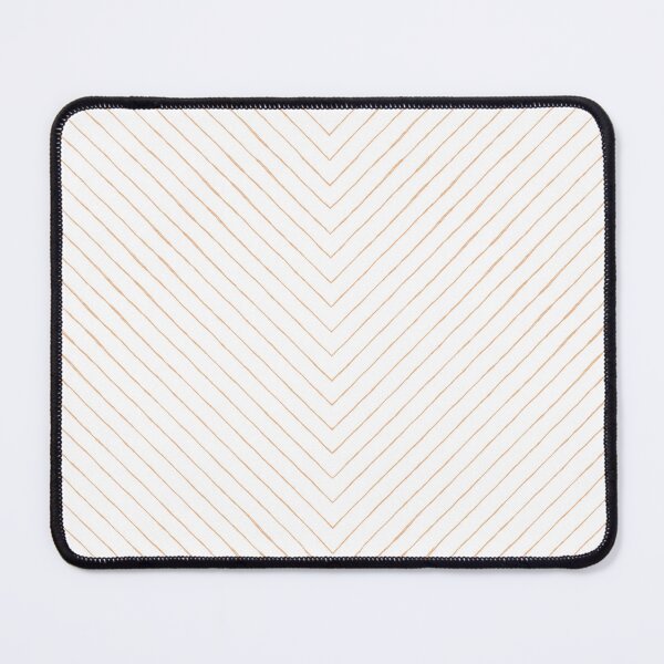 Item preview, Chevron Pencil Sketch Line Art - Snow + Melon designed and sold by Irene Estelle.