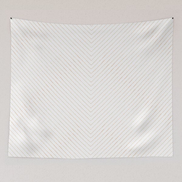 Item preview, Chevron Pencil Sketch Line Art - Snow + Melon designed and sold by Irene Estelle.