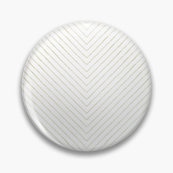 Item preview, Chevron Pencil Sketch Line Art - Snow + Gold designed and sold by Irene Estelle.