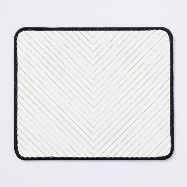 Item preview, Chevron Pencil Sketch Line Art - Snow + Tea designed and sold by Irene Estelle.