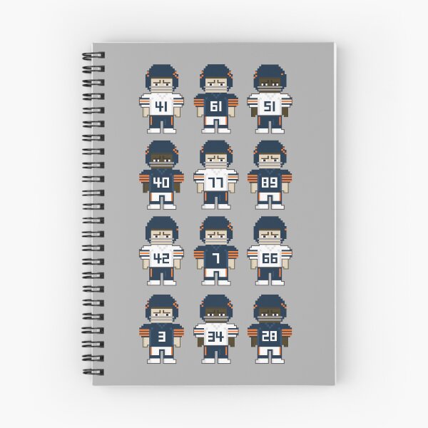 Artikelvorschau, Pixel Chicago Bears Retired Jersey Digital Art entworfen und verkauft von Bear Creative.