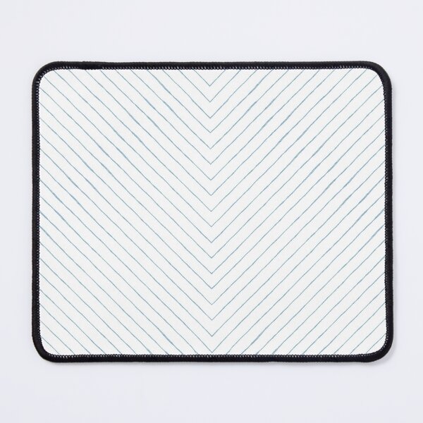 Item preview, Chevron Pencil Sketch Line Art - Snow + Sky designed and sold by Irene Estelle.