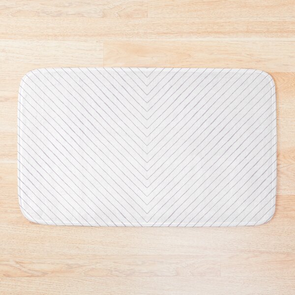 Item preview, Chevron Pencil Sketch Line Art - Snow + Dust designed and sold by Irene Estelle.