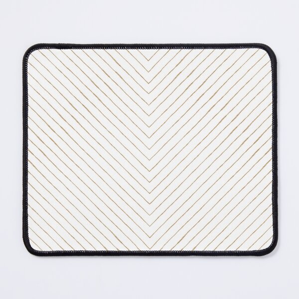 Item preview, Chevron Pencil Sketch Line Art - Snow + Fawn designed and sold by Irene Estelle.