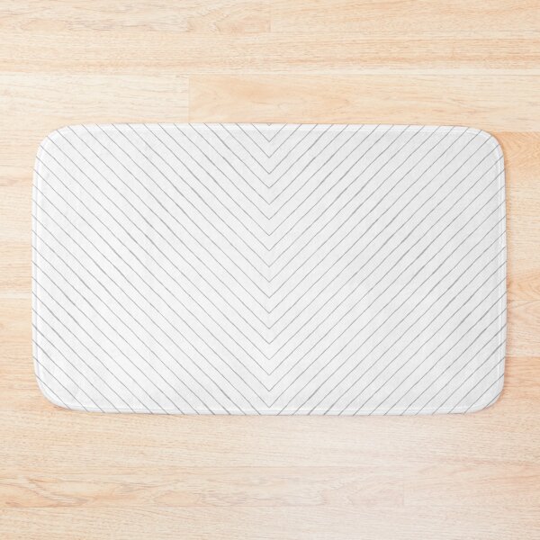 Item preview, Chevron Pencil Sketch Line Art - Snow + Fog designed and sold by Irene Estelle.