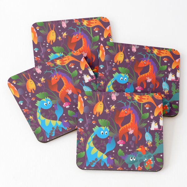 Item preview, Cute colorful mythical creatures designed and sold by Pia Kolle.
