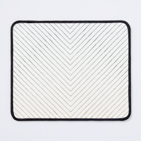 Item preview, Chevron Pencil Sketch Line Art - Snow + Rainbow Sunset designed and sold by Irene Estelle.