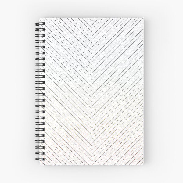 Item preview, Chevron Pencil Sketch Line Art - Snow + Rainbow Sunset designed and sold by Irene Estelle.