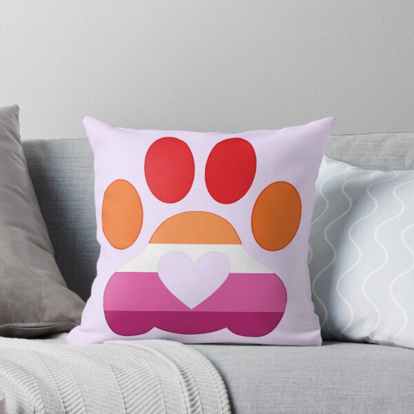 Item preview, Pride Cat Paw: Lesbian Pride designed and sold by SkyBlueArts.