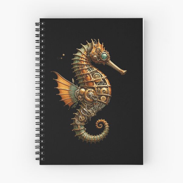 Item preview, Stunning Steampunk Seahorse Artwork designed and sold by SandbarTees.
