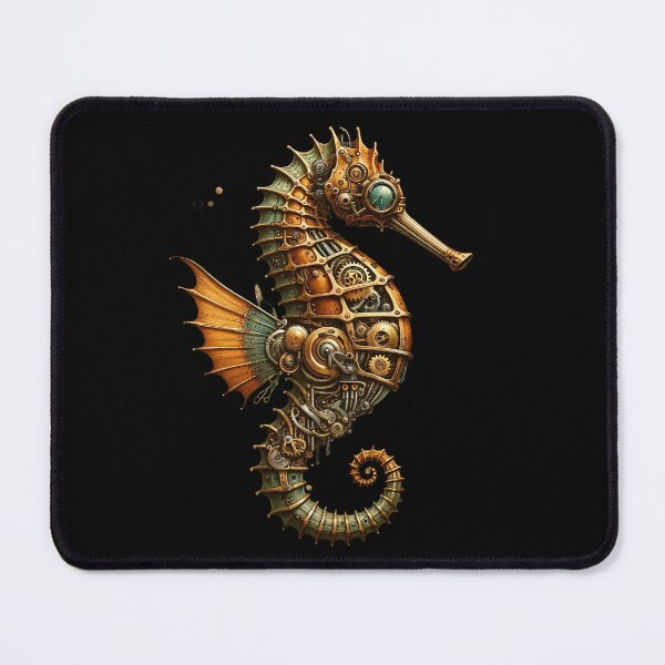 Item preview, Stunning Steampunk Seahorse Artwork designed and sold by SandbarTees.