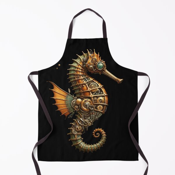 Item preview, Stunning Steampunk Seahorse Artwork designed and sold by SandbarTees.