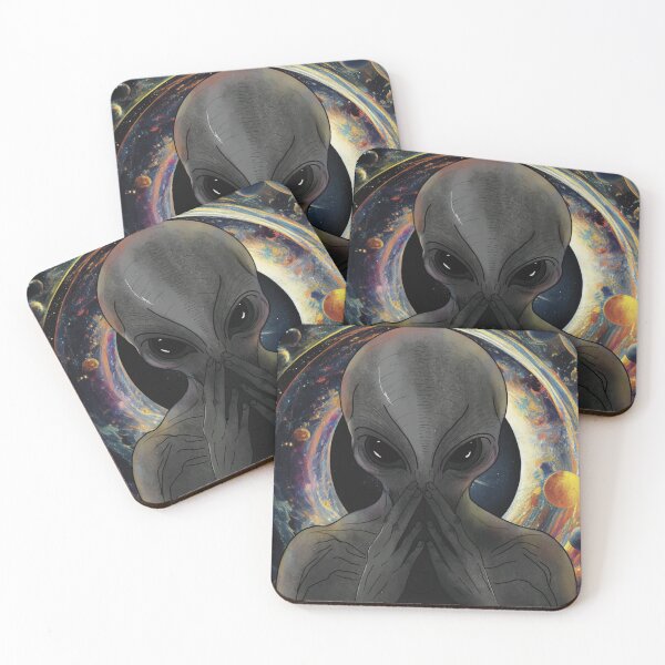Item preview, An alien, friendly or not designed and sold by BrainFogArts.