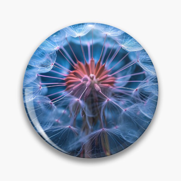 Item preview, Radiant Blue Flower with Glowing Edges designed and sold by Artessie.