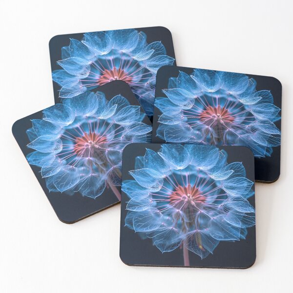 Item preview, Radiant Blue Flower with Glowing Edges designed and sold by Artessie.