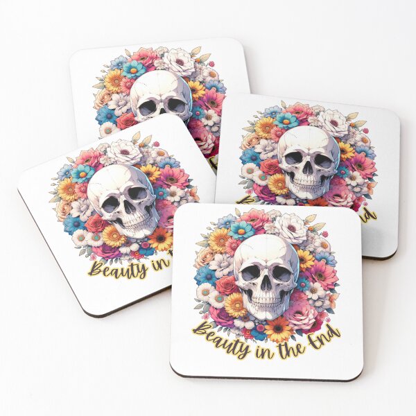 Item preview, Beauty in the End Skull with Flowers designed and sold by kylmllr101684.