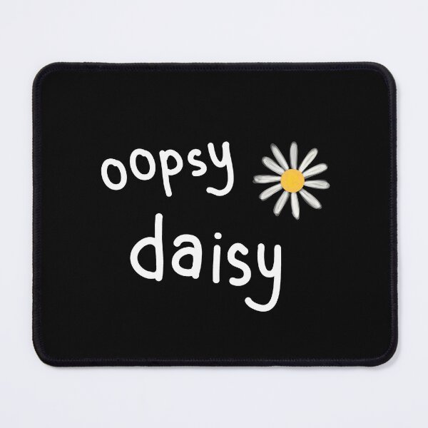 Item preview, Oopsy Daisy Yellow Word Art Black Outline Back designed and sold by ClearAndHappy.